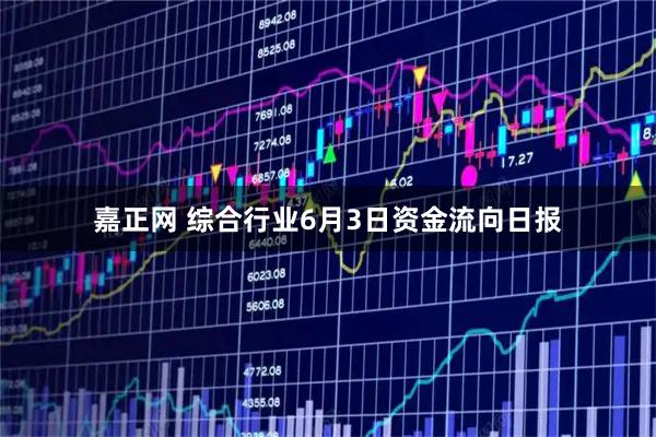 嘉正网 综合行业6月3日资金流向日报
